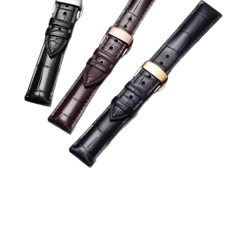 Męski i damski pasek do zegarka ze skóry naturalnej - Tian Suo T035, 18/22/23/24mm