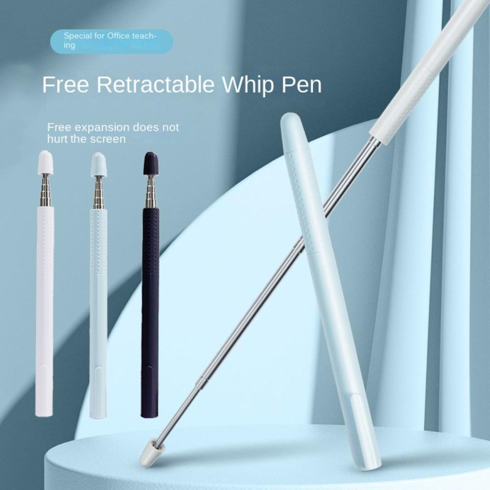 

Stainless Steel Teaching Stick Telescopic Whiteboard Presentation Rod Teaching Tools білий