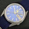 VINTAGE SEIKO 5 AUTOMATIC 7S26A APAN MENS BLUE COLOR DIAL WATCH A702606-1 R209-a702606