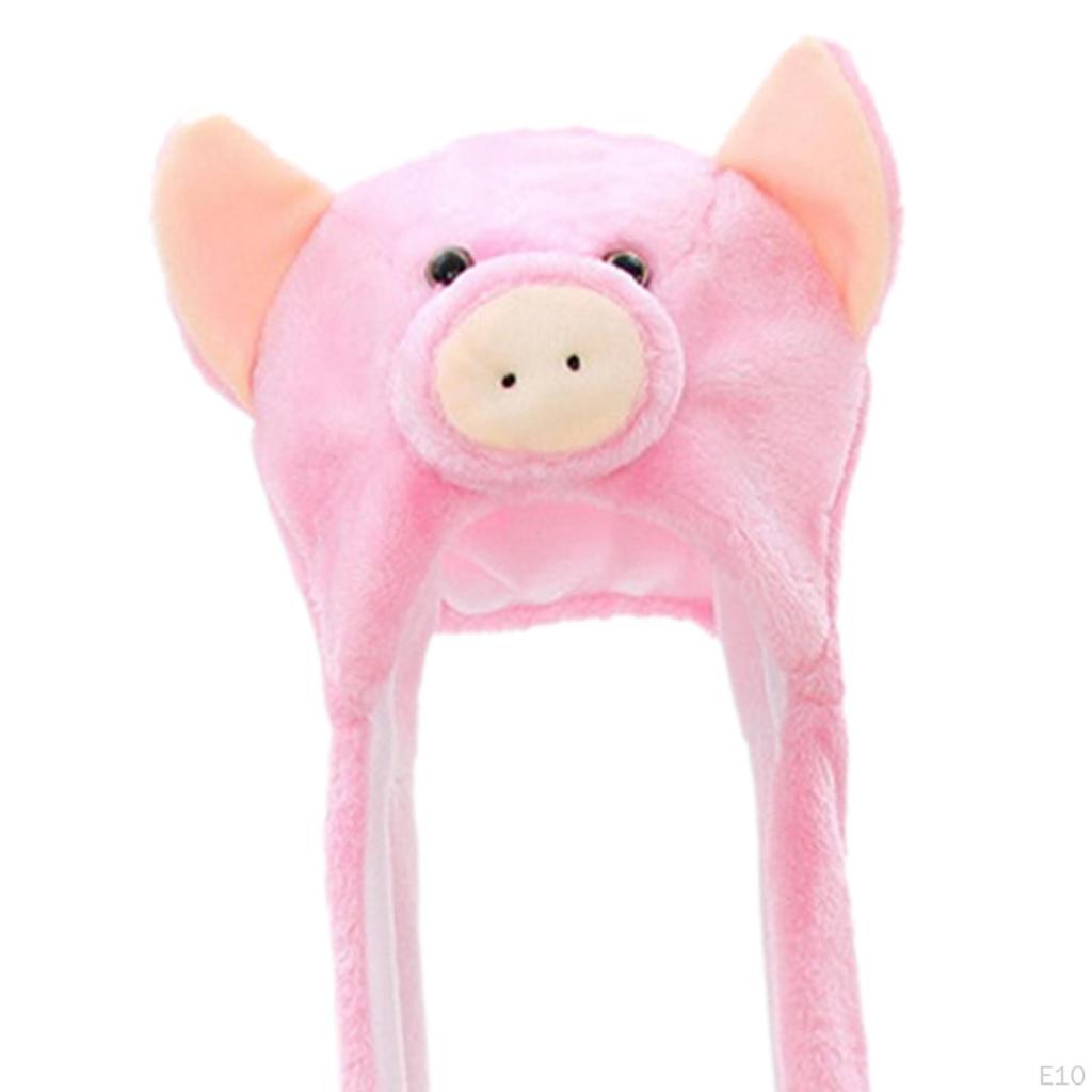 3 in 1 Animal Hat Gloves Scarf, Halloween Fancy Dress Winter Warm Soft Cosplay Photo Props Costume