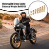 Motorrad-Radgewichte Wiederverwendbar Motorrad-Speichen-Nachfüller Ersatzwerkzeug Auswuchtgewicht Nachfüllset Für Heimgarage Outdoor