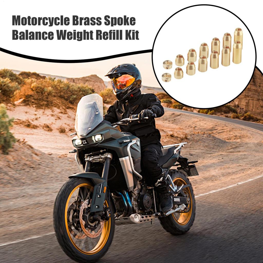 Motorrad-Radgewichte Wiederverwendbar Motorrad-Speichen-Nachfüller Ersatzwerkzeug Auswuchtgewicht Nachfüllset Für Heimgarage Outdoor