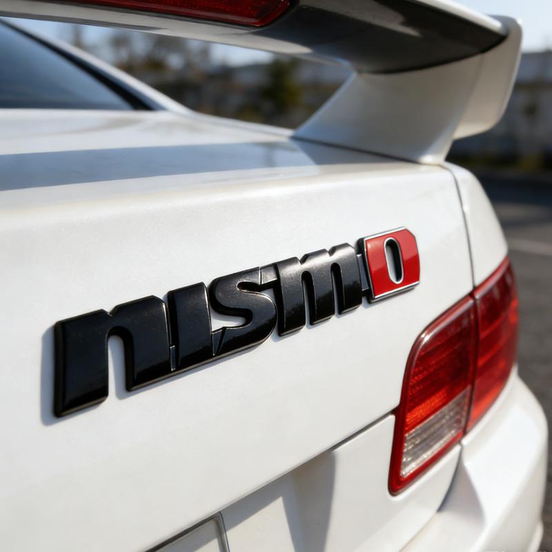 1pcs ABS Car Body Emblem Trunk Badge Sticker Decoration For Nismo Nissans Tiida Teana Skyline Juke X-trail Almera Qashqai Goods