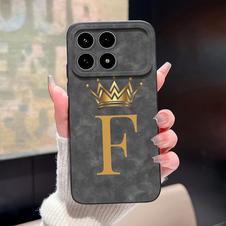For Xiaomi Poco F8 Pro Ultra Phone Cases Cute Panda 26 Letters Shockproof Soft Liquid Silicone Cover For PocoF8Pro F8Ultra Fanda