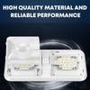 12V 8W RV LED Ceiling Double Dome Light Natural White 4500K with Switch vehicle Interior Reading Lights for Car Camper Boat