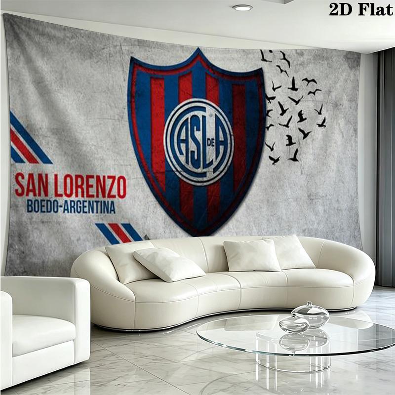 San Lorenzo Art Wall Tapestry Aesthetic Wall Hanging Printed Fabric Blanket Decorative Tapestries for Bedroom Living Room Home Decor