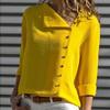Autumn Women's Large Size Loose Shirt Retro Commuting Long Sleeve Shirt
