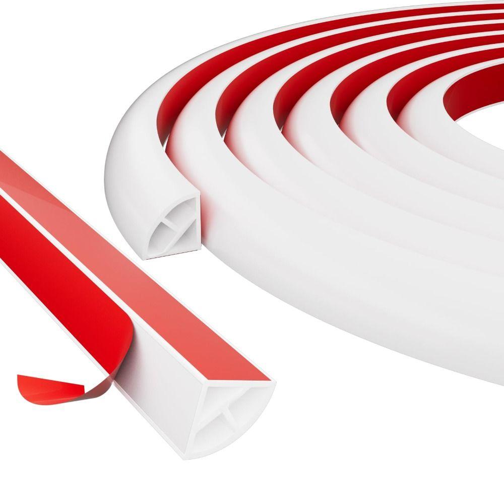 Protecție Colț Perete Baghetă Sfert de Cerc TPE Bandă Blocare Apă Decor Îmbinare Margine Dulap