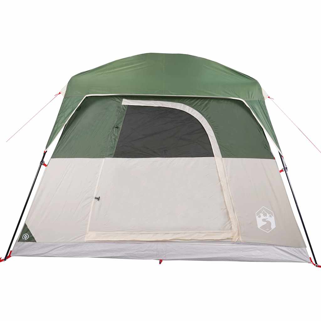 4 Person Camping Tent Green Waterproof