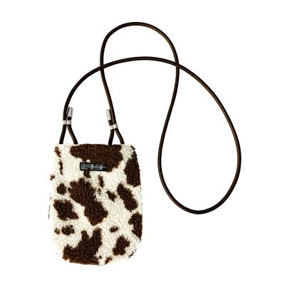 1336 Vertikale Boa Pochette mit Schulter LT Baby Lou [Rootote] BOA-A (02 Kuh)
