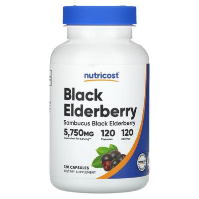 Black Elderberry, 5,750Mg, 120 Capsules
