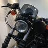 HDBUBALUS Harley-Davidson Windshield 39mm Motorcycle Windscreen Wind Deflector Screen Cowl ABS Plastic for Harley Sportster 883 1200XL XL883L XLH883 X