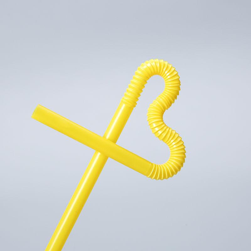 26cm Long Color Straw, Disposable Children's Handicraft, Bendable Drink, Soybean Milk, Milk Tea Shop, Food Grade