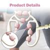 2 Pieces Massage Roller Versatile Portable,Fitness,Handheld,Circular Leg Clamp Tool for