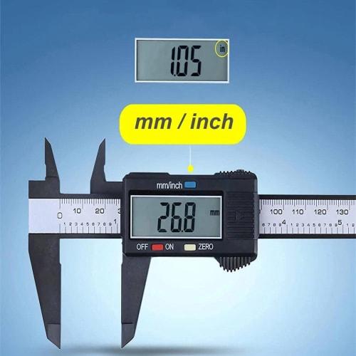 Digital Caliper, 200mm/300mm Digital Caliper, Long Jaw Digital Caliper, Large LCD Display, Outer Diameter/Inner Diameter 300mm