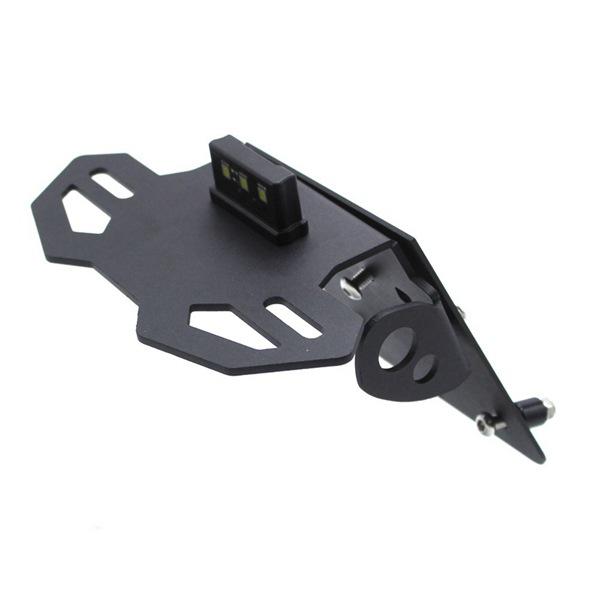 1 Pc Black Aluminum Alloy Motorcycle License Plate Holder for Honda