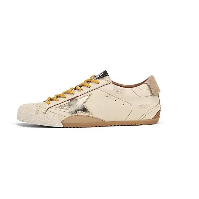 Cowhide version of grape mother, the same Korean age-reducing star little white shoes, old casual style versatile small dirty shoes women's board