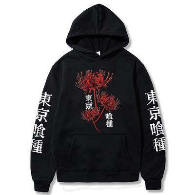 Moletons de Anime Tokyo Ghoul Masculino Feminino Gótico Harajuku Outono Inverno Fleece Streetwear