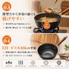 WANGYUANJI 22cm Wok, Stir-fry Pan, Cast Iron, Nitrided, Non-stick, Uncoated, Textured Surface, IH and Gas Stove Compatible, Wooden Lid, Iron Spatula