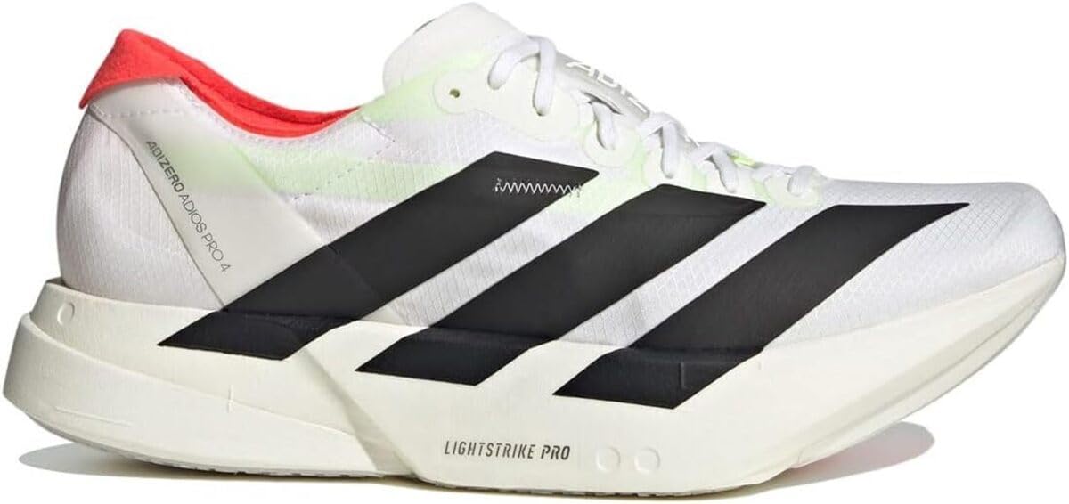 

Adidas Adizero Adios Pro 4, Cloud White/Core Black/Silver Metallic, JR1094, Size 26.0cm