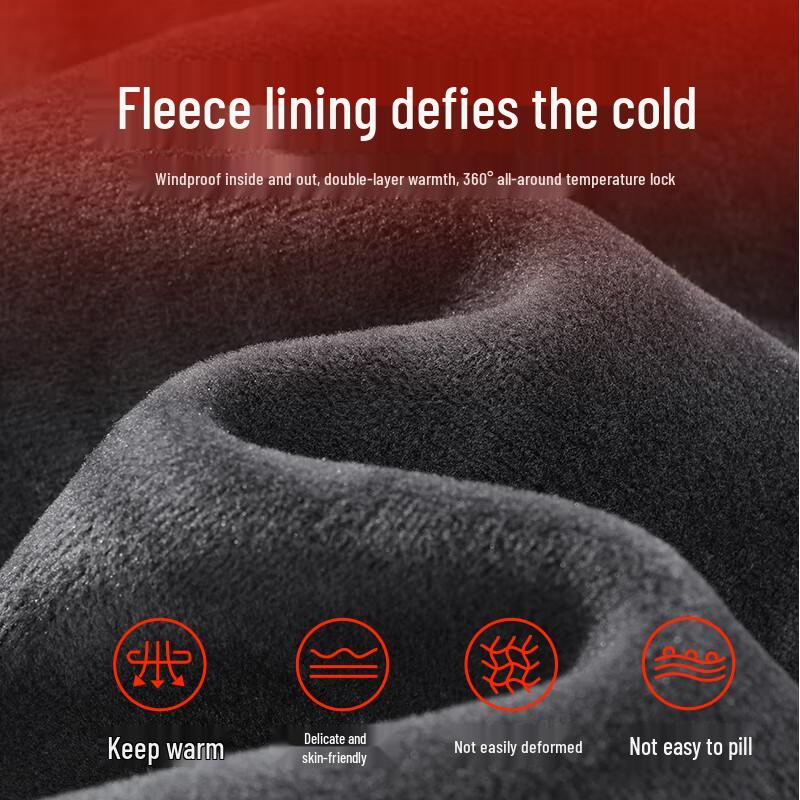 Jeanswest Men's Retro Washed Plush Lined Straight-Leg Denim Jeans