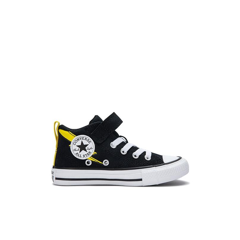Converse Chuck Taylor All Star EasyOn Mid PS Malden Street - Electric Bolt Kids Sneakers Black Golden-Wren White A10392C
