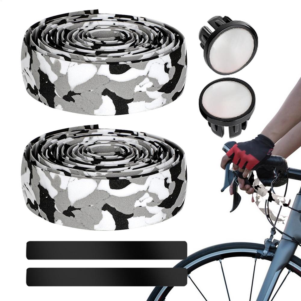 Bicycle Handlebar Wrap EVA Wrap Shock-Absorbing Grip Adhesive Bicycle Handlebar Tapes For Riding Motorcycling Comfort Upgrade