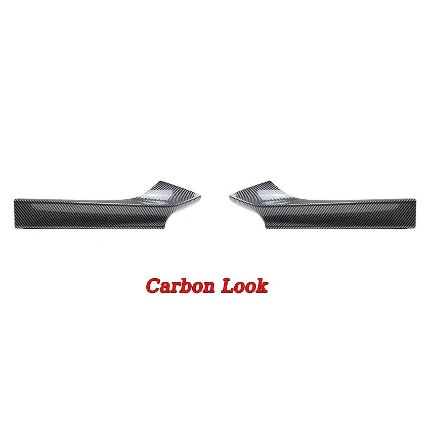 For BMW 2 Series F22/F23 M235i M240i M-Sport 2014- Front Bumper Cover Guard Fog Lamp Cover Trim Front Canards Splitter