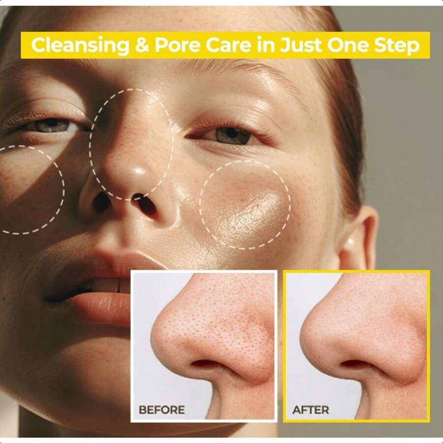 AVCA Blackhead Pure & Deep Cleansing Oil 300ml,Oil Cleanser For Face, Makeup Blackhead Remover, Normal & Oily Skin, Face Pore Cleanser