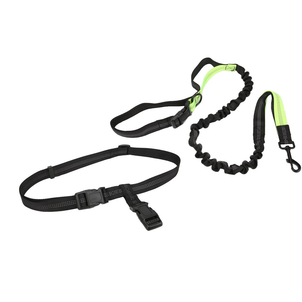 Pet Leash Adjustable Hands Free and Reflective Dog Running Rope with Waist Belt for Small Medium and Large Dogs