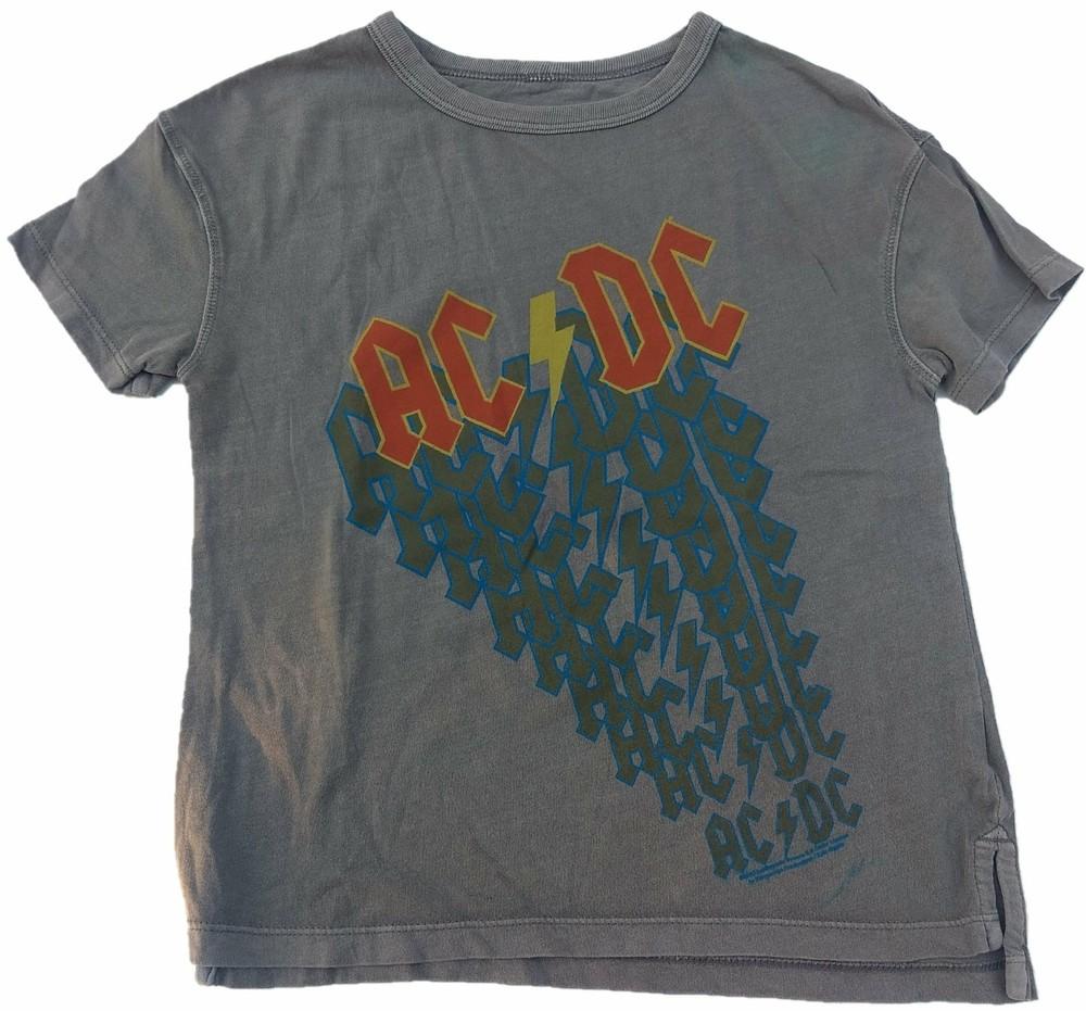 ACDC AC-DC Rock Band Boys Gray T-Shirt Unisex T-Shirt S