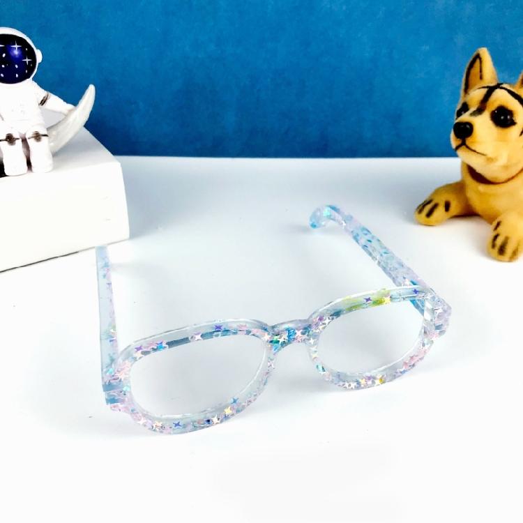 Glasses Shape Ornament Decoration Mold Used for Resin Casting Jewelry Making