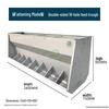 Free Shipping Stainless Steel Double-Sided Pig Feeder Trough for Piglets and Fertilizer.