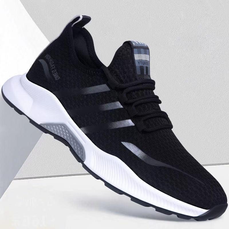 Spring, summer and autumn new men's sports mesh shoes breathable casual shoes youth casual cloth shoes