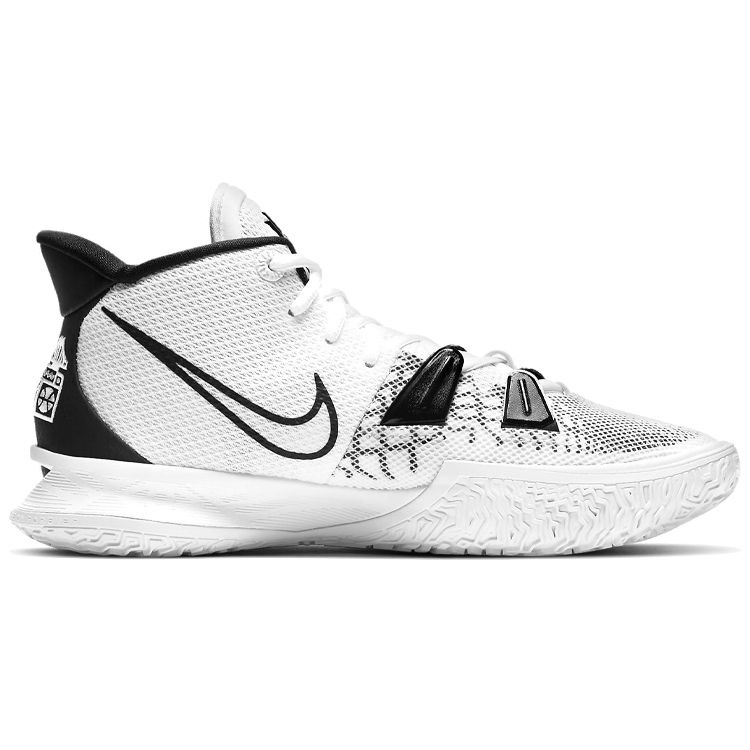 Nike Adidași Unisex Kyrie 7 Brooklyn Beats Alb Negru Fosforescent CQ9326-100