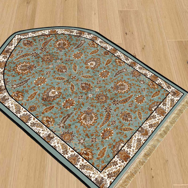 

Carpet Ethnic Style Retro Home Entrance Mat Living Room Bedroom Hotel Lounge Passage Non-slip 70 * 120cm