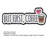 Brooch Pin, Coffee Slogan Design Brooch, Thickened Zinc Alloy Badge, Enamel Paint Stable Buckle Pins for Clothes Hats