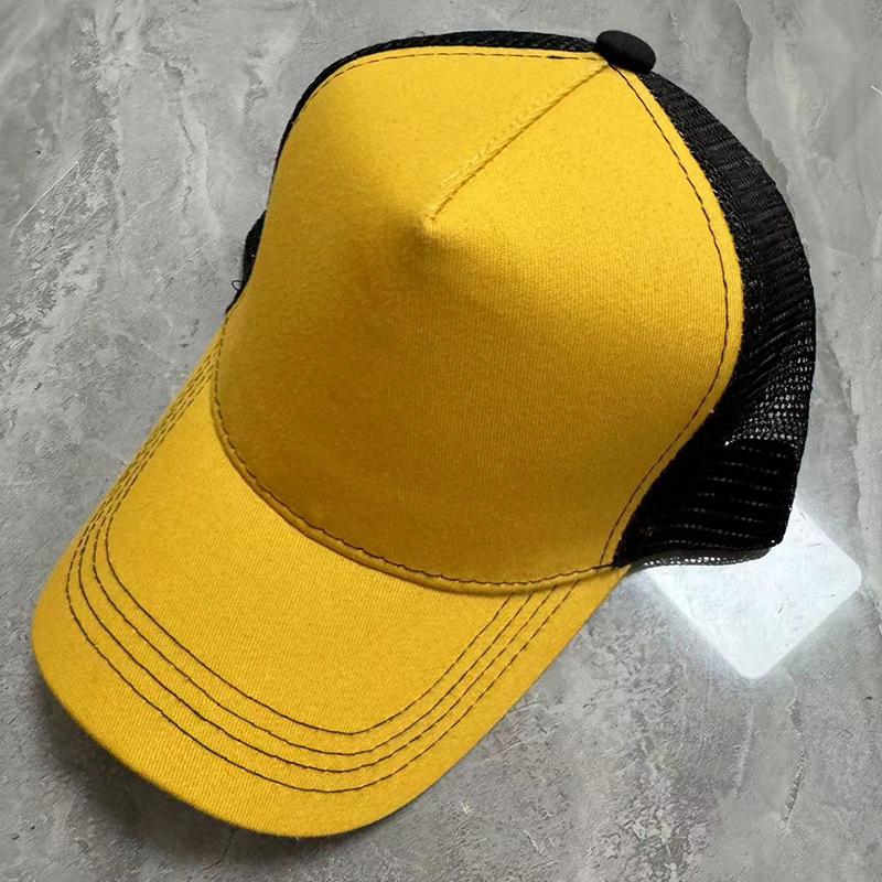 Colorful mesh hat available. Multiple colors available. Trucker visor baseball cap wide brim dome