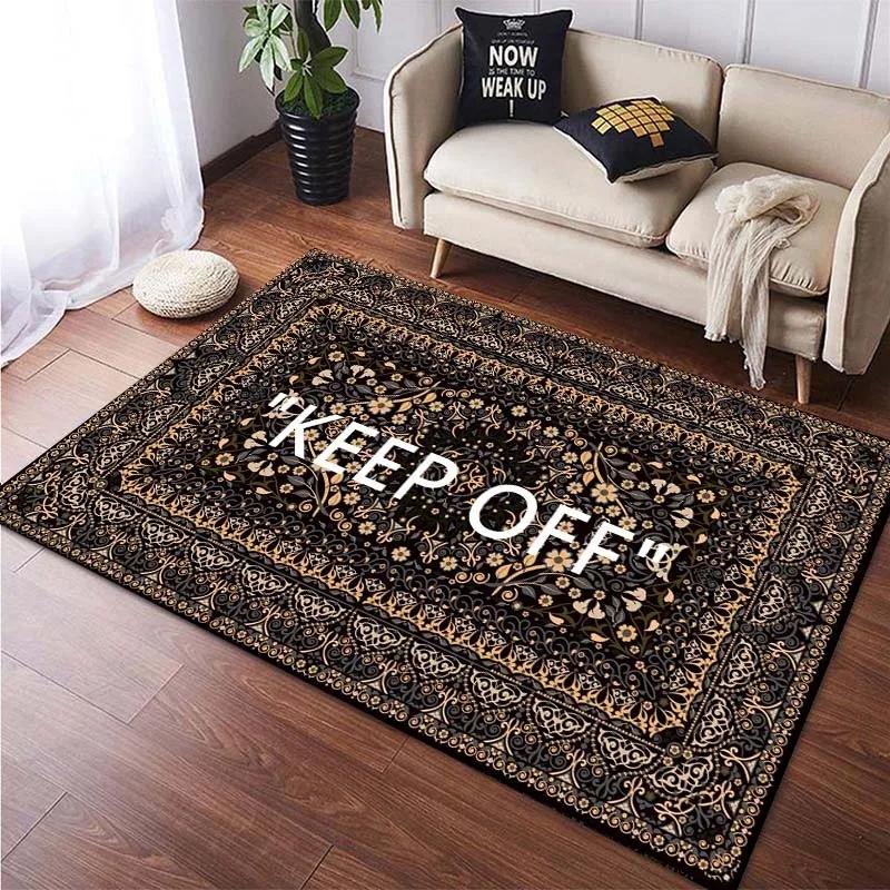 Bohemian Retro Classic Carpet for Living Room Bedroom Luxury Bedside Rugs Fashion Design Lounge Carpet Area Floor Decoration Mat
