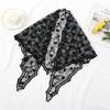 Ethnic Lace Head Scarf for Women Girls Hair Scarf Bandanas Headpiece Turban Hairband Floral Neckscarf Head Accessories
