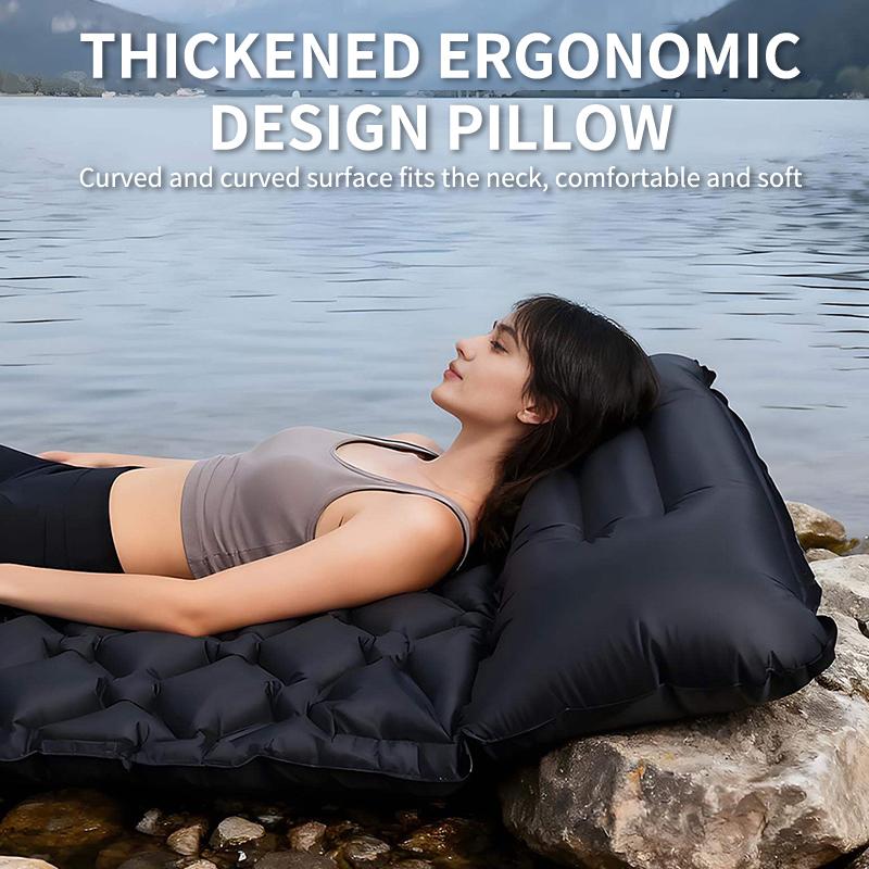 Lightweight Sleeping Air Mattress Ultralight Built In Inflator Pump Outdoor for Camping Hiking Travel