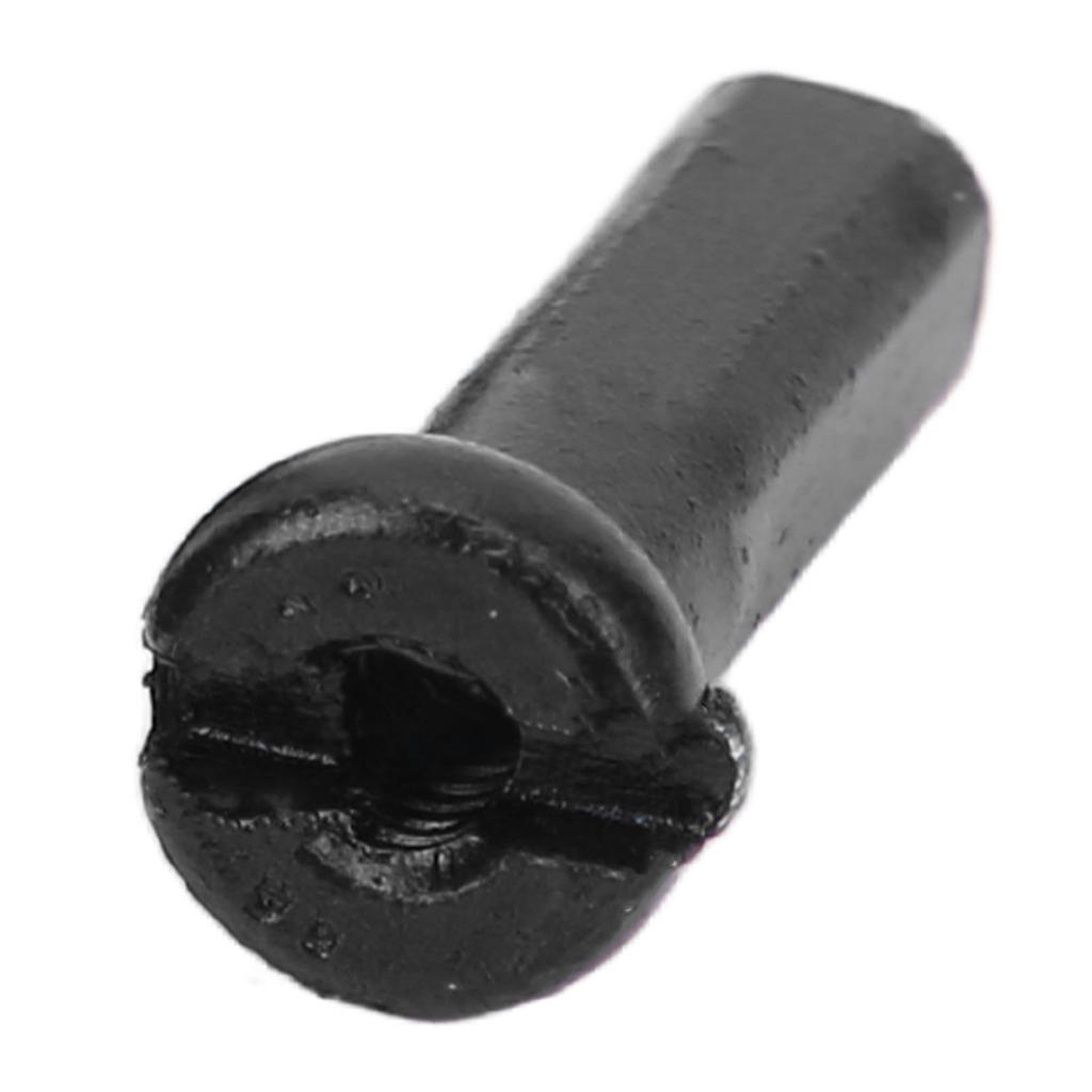 80pcs   Spoke Hats Iron 14mm Mountain Road Cycling Spoke Nipples for 14G Spoke Wire