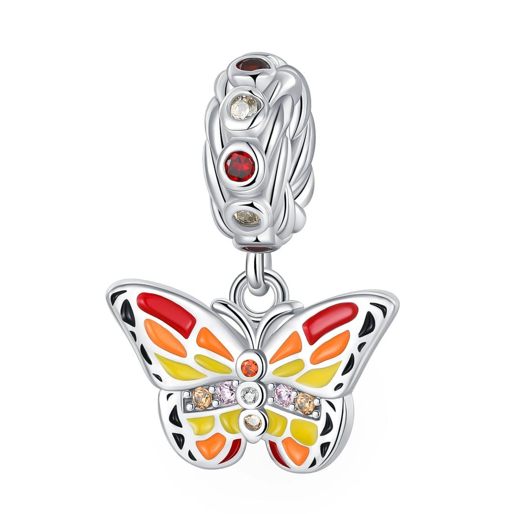 copper Fashion Squirrel Maple Leaf Autumn Collection Charm Bead Charms Bead Charms Compatible With Authentic Bracelets Do It Yourself Jewellery Making