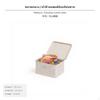 Foldable Clothing Storage Box with Lid, Large Capacity Organizer, Breathable Tianshan