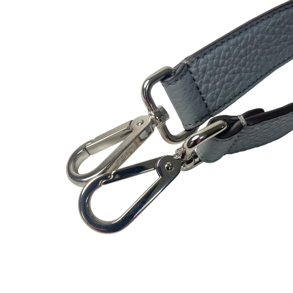 Gebrauchtes FENDI-Armband graues Leder Damen