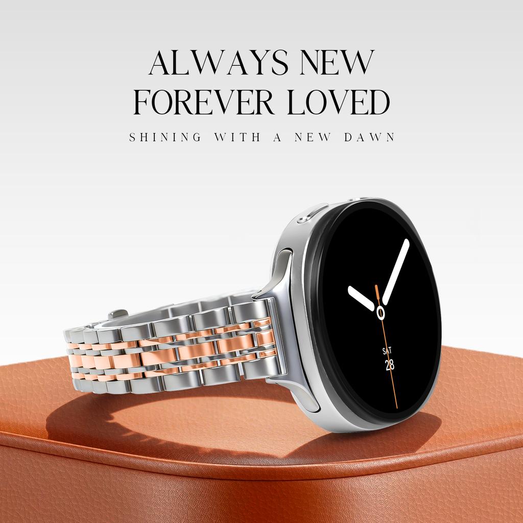 Stainless steel Straps for Samsung Galaxy watch 8/8 classic 40mm 44mm 46mm Metal Wrist Link bracelet correa Galaxy watch 8 Bands