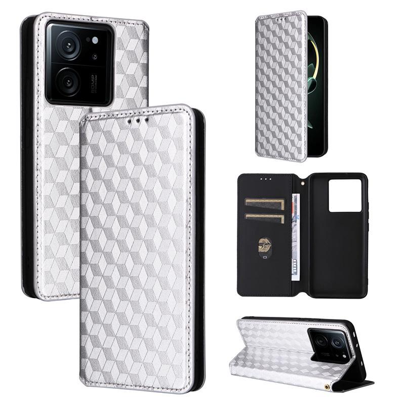 Redmi K60 Ultra Leather Case with Card Holder & Magnetic Stand