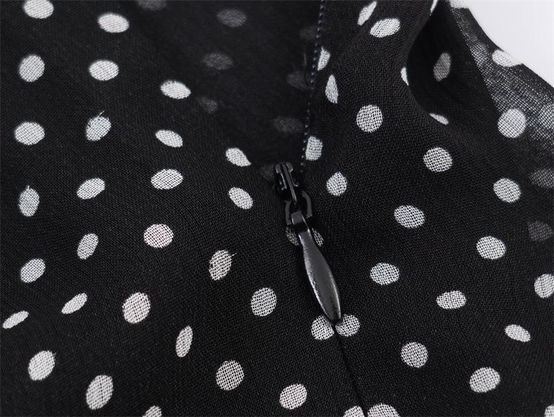 European & American 2025 Winter Polka Dot Midi Skirt