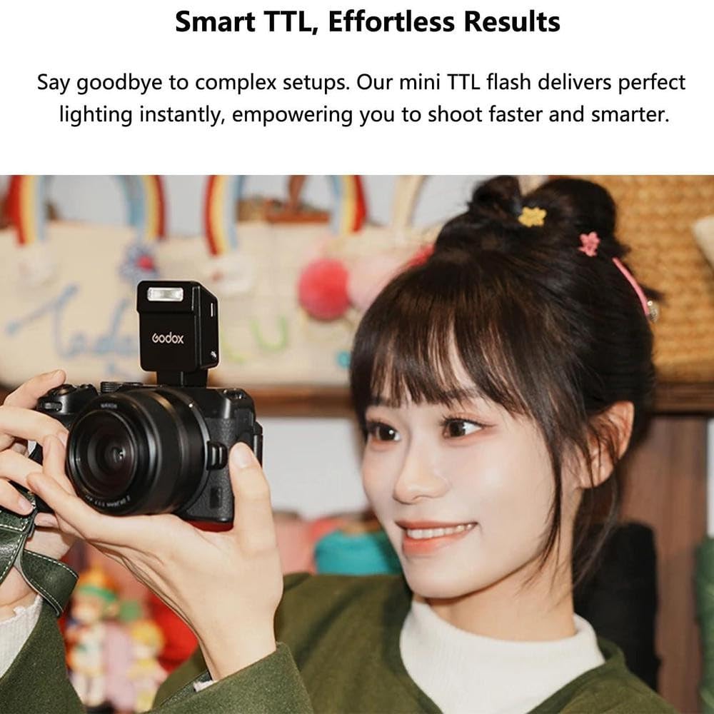 Godox IT20N Camera Flash for 45g Ultra Magnetic Second Recycle Precise Power Control Nikon, Compact, One-Touch M/TTL, Accessory, 700+ Flashes, 1.5 &