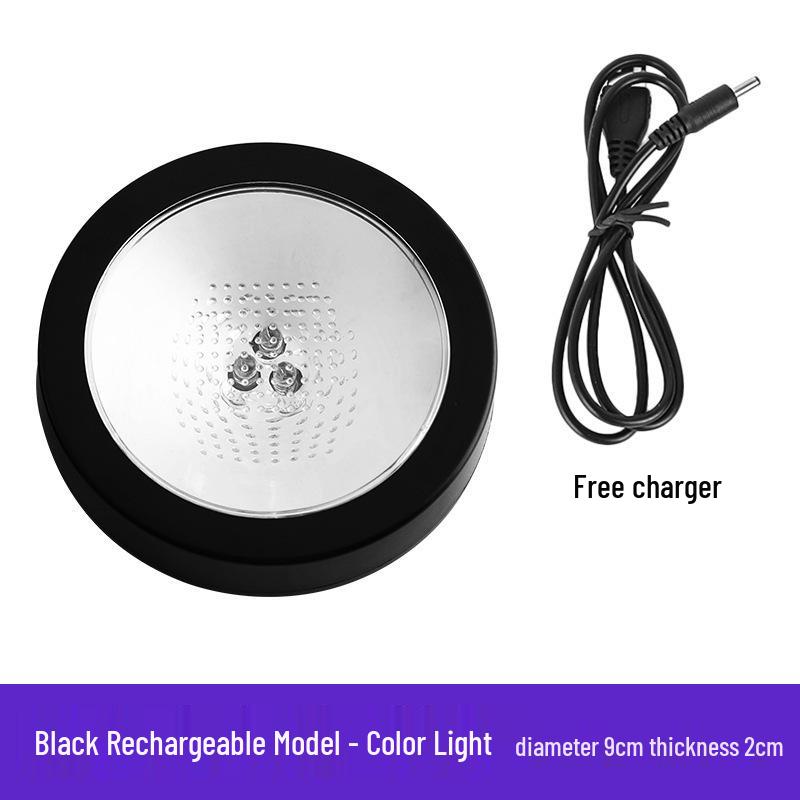 Wine Glass Cocktail Glow Coaster – Illuminated Base for Bar and Bartending